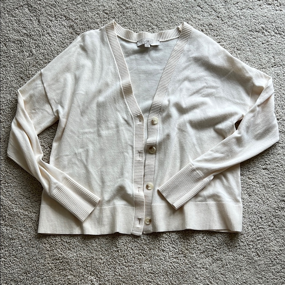 Cozy Cream Cardigan Sweater